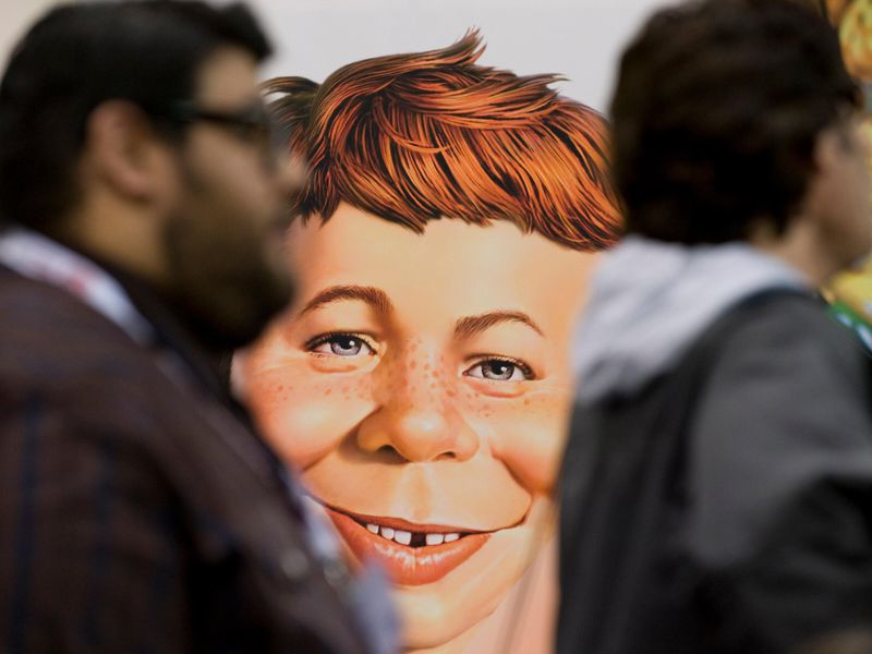Alfred E. Neuman picture at the Smithsonian
